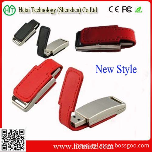 Custom 8GB USB Flash Drive & Wholesale Leather USB Flash Drives